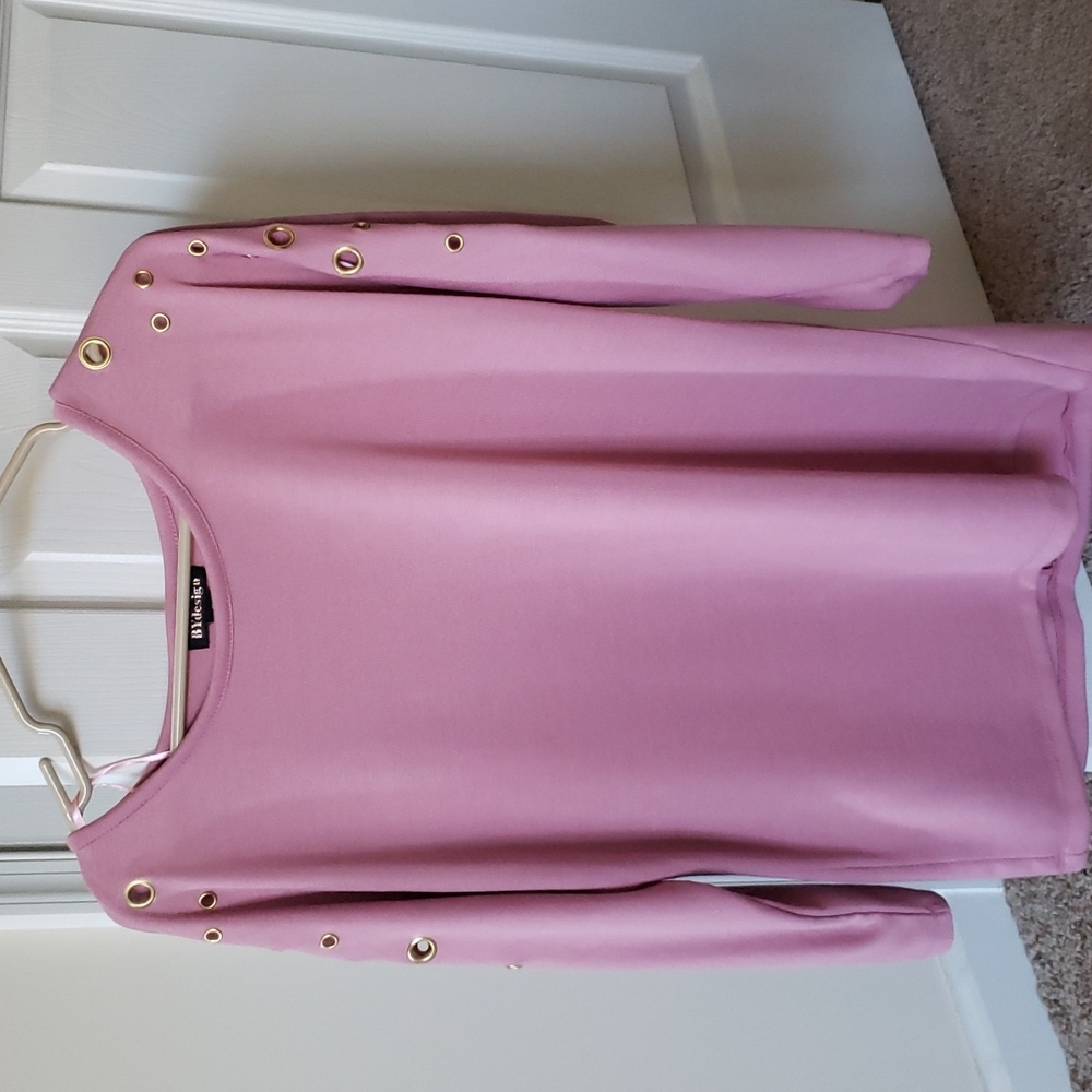 BYdesign Women's Top pink size medium